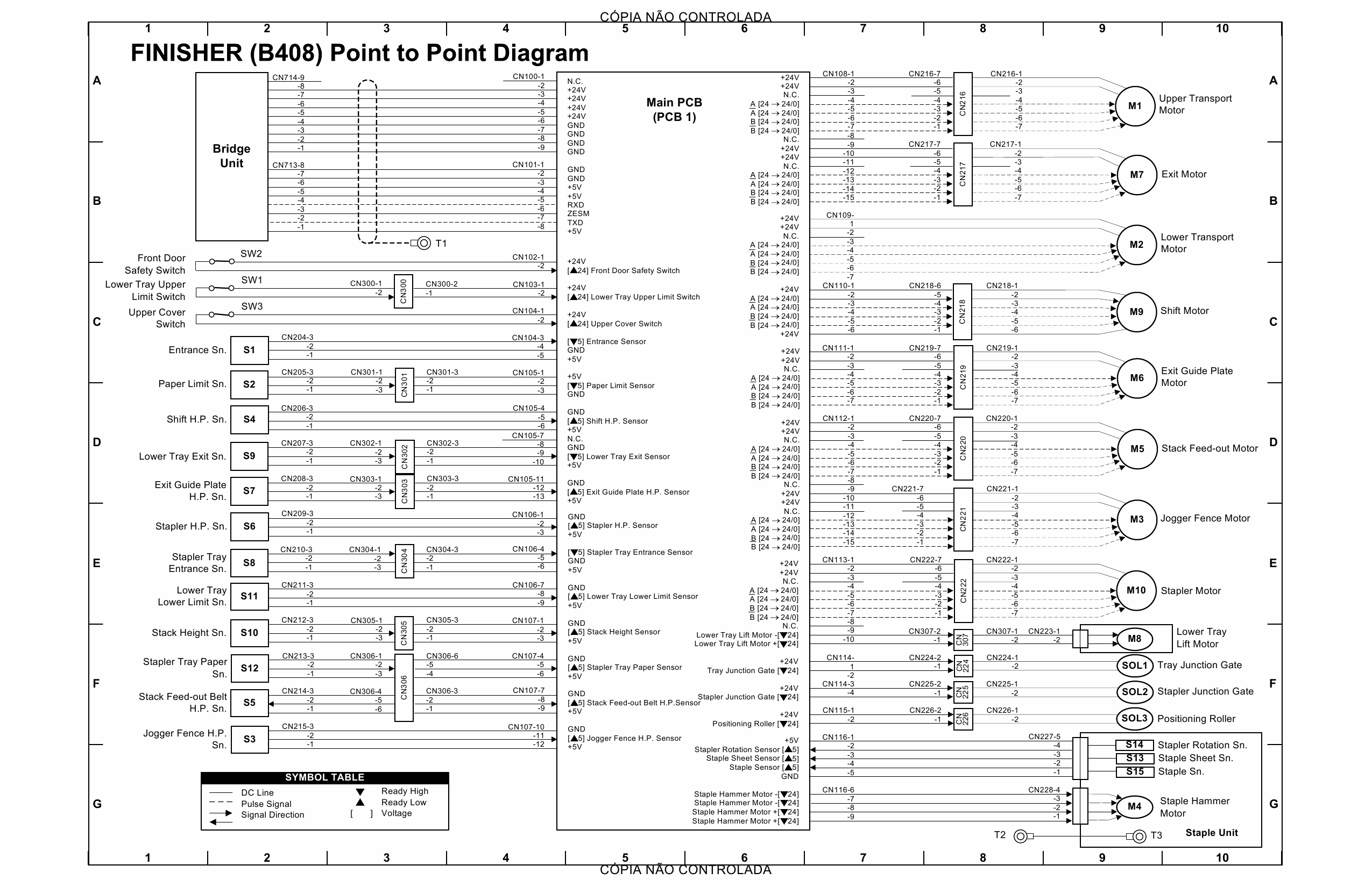 RICOH Aficio MP-4000 4001SP 40001G 5000 5001SP 5001G D009 D011 D012 D013 D091 D092 Circuit Diagram-4